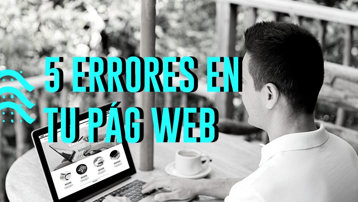 errores en sitios web